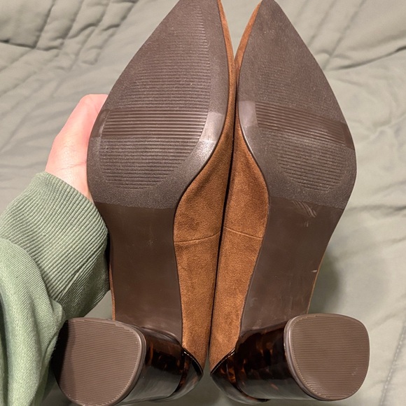 Nine West Brown Suede Heels - Picture 5 of 5